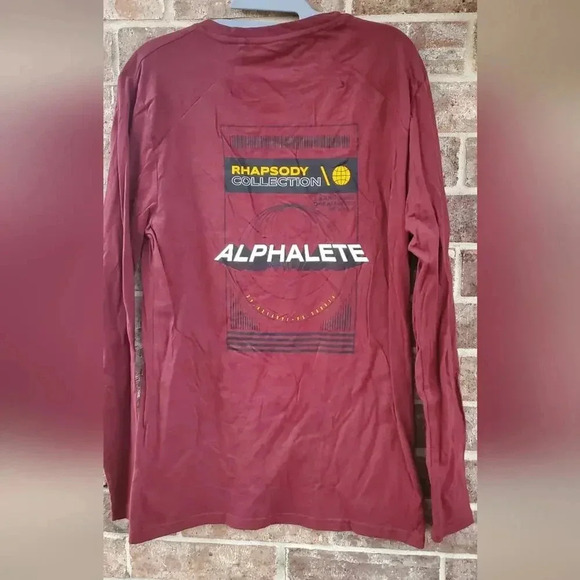 Alphalete RhapsodybCollection Men Long Sleeve Tee Size Small - Picture 4 of 4